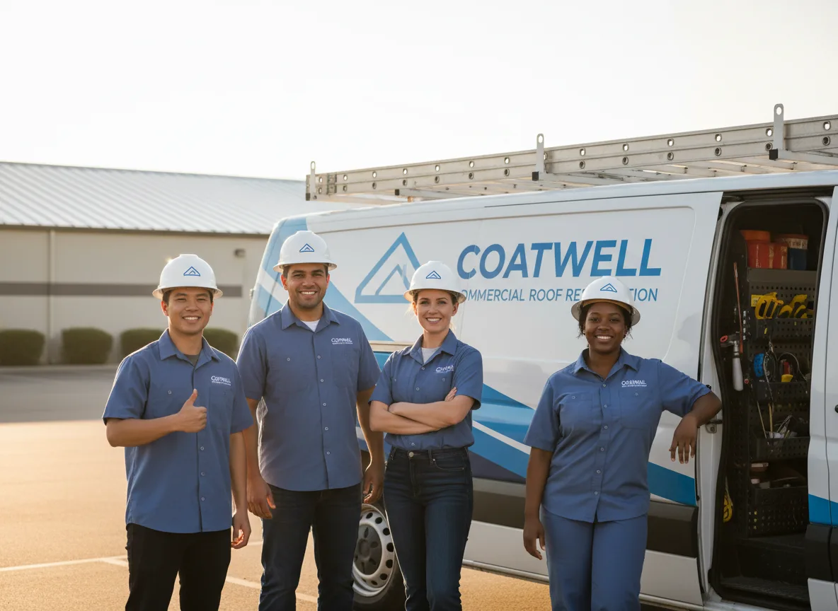 Commercial roof coating company in Oakley, KS